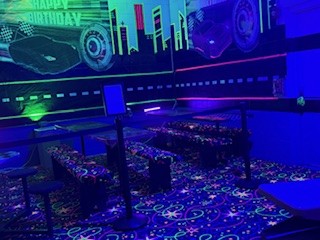 Raceway party area